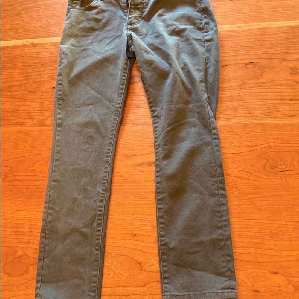 Ash and Erie Grey Straight-Leg Pants
